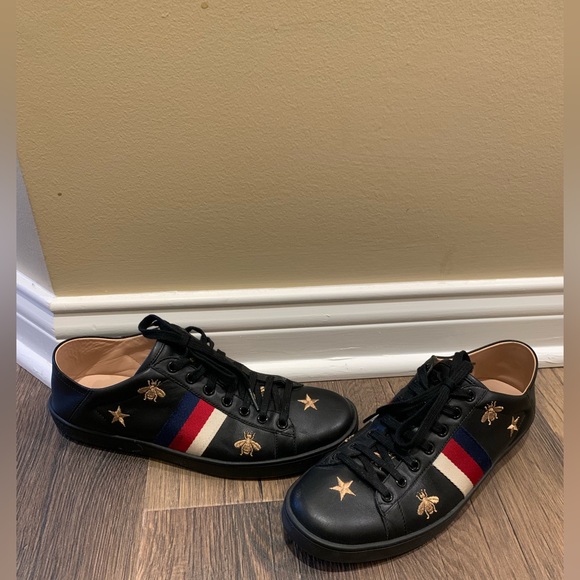 Gucci Ace Sneaker Bees and Stars - Picture 1 of 7